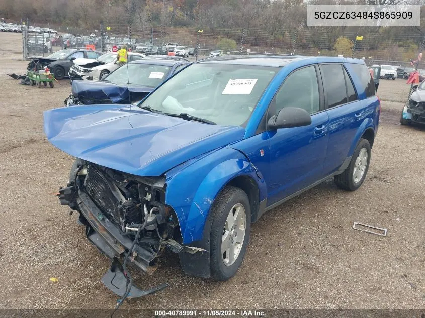 2004 Saturn Vue V6 VIN: 5GZCZ63484S865909 Lot: 40789991