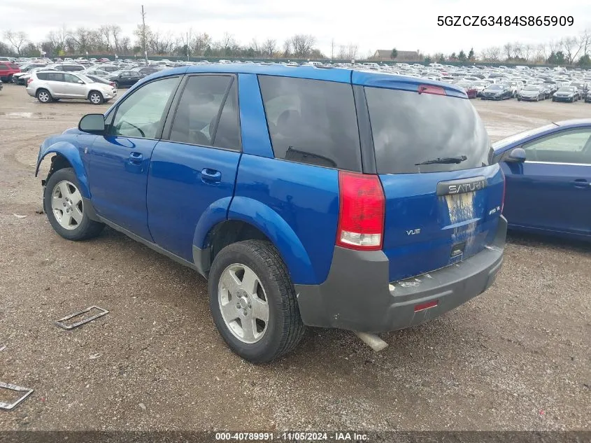 2004 Saturn Vue V6 VIN: 5GZCZ63484S865909 Lot: 40789991