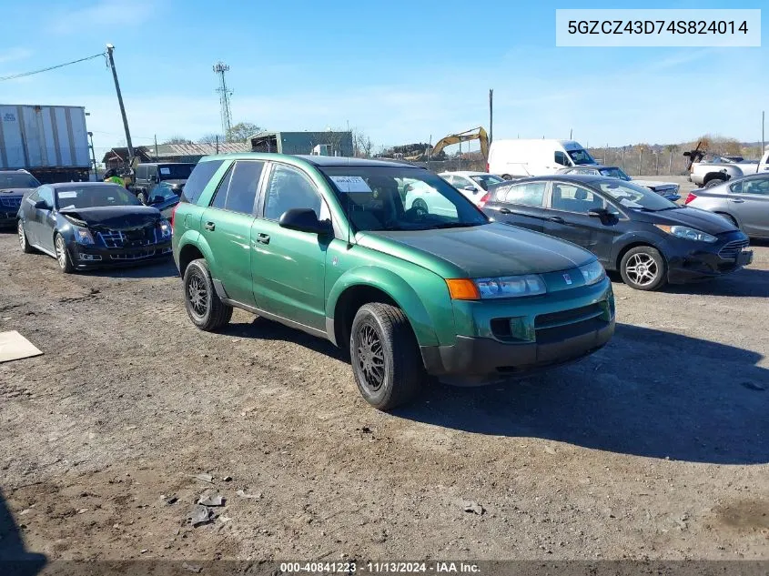 5GZCZ43D74S824014 2004 Saturn Vue 4 Cyl