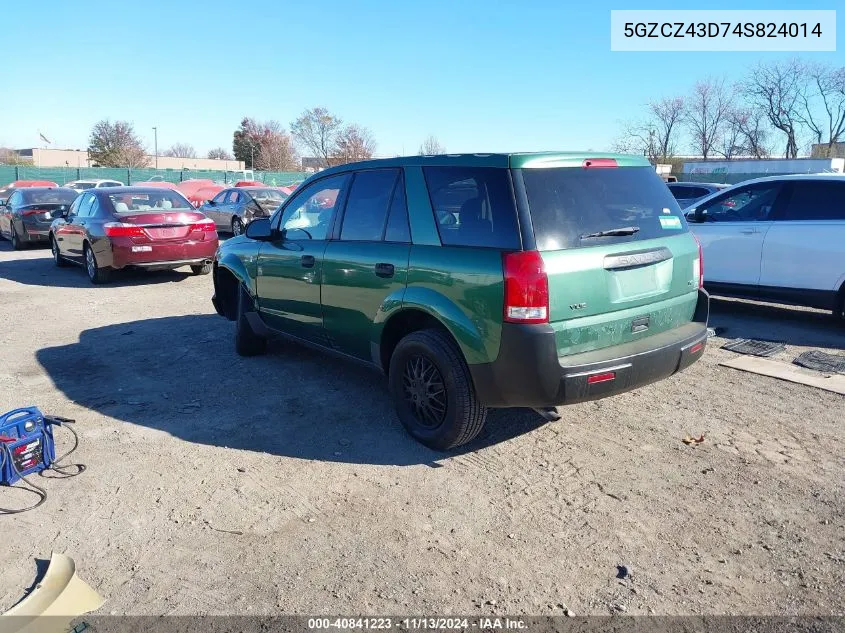 5GZCZ43D74S824014 2004 Saturn Vue 4 Cyl