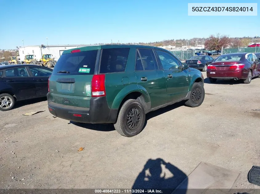 5GZCZ43D74S824014 2004 Saturn Vue 4 Cyl