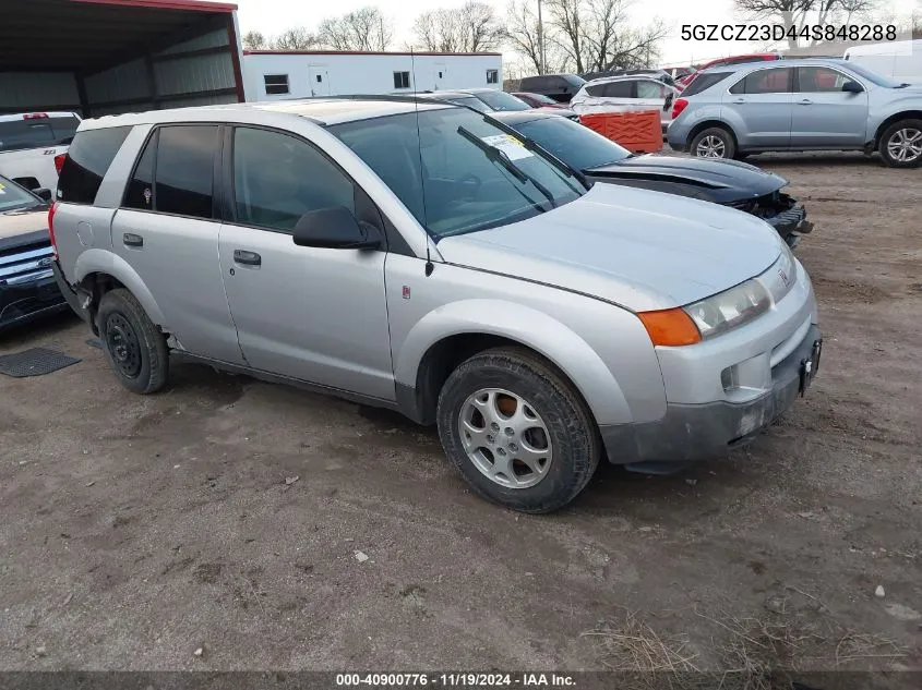 2004 Saturn Vue 4 Cyl VIN: 5GZCZ23D44S848288 Lot: 40900776