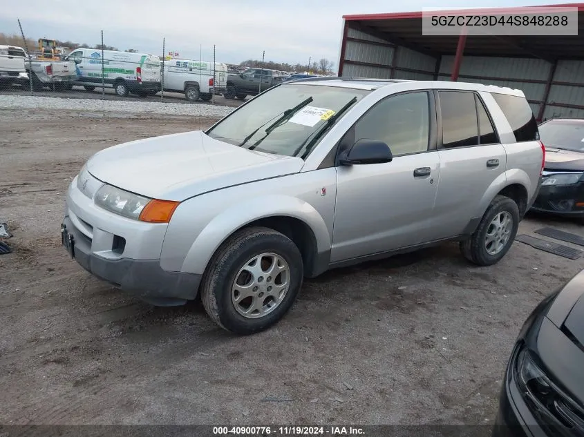 2004 Saturn Vue 4 Cyl VIN: 5GZCZ23D44S848288 Lot: 40900776