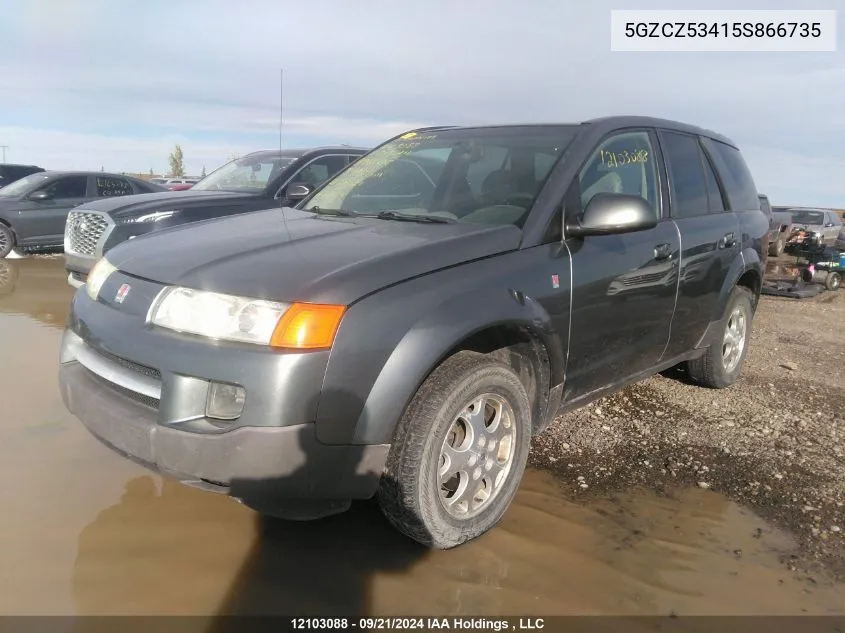 2005 Saturn Vue VIN: 5GZCZ53415S866735 Lot: 12103088