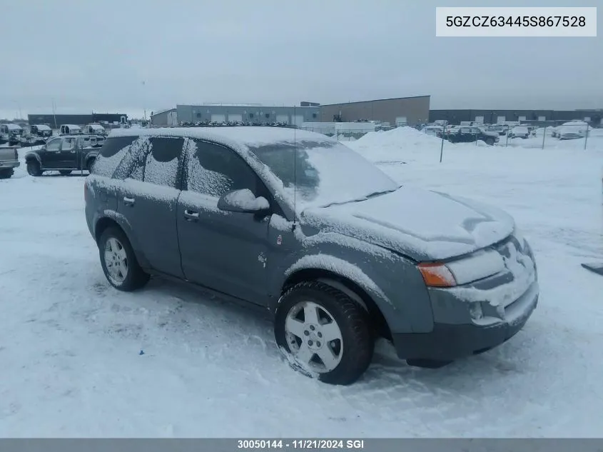 2005 Saturn Vue VIN: 5GZCZ63445S867528 Lot: 30050144