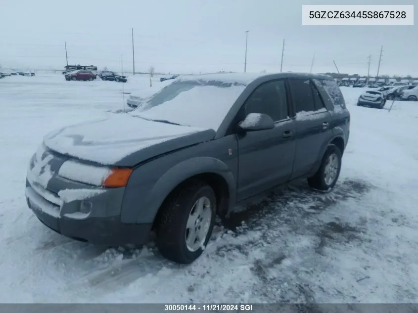 2005 Saturn Vue VIN: 5GZCZ63445S867528 Lot: 30050144