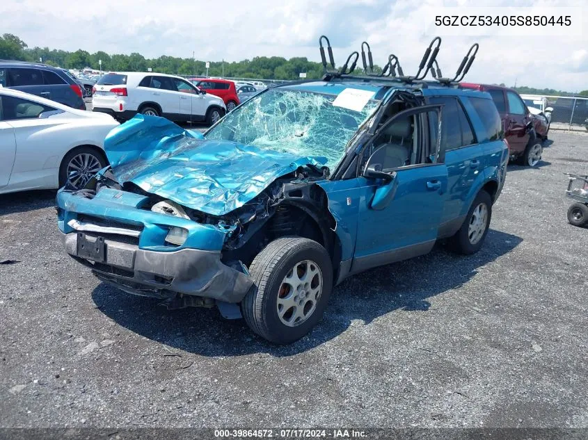 2005 Saturn Vue V6 VIN: 5GZCZ53405S850445 Lot: 39864572