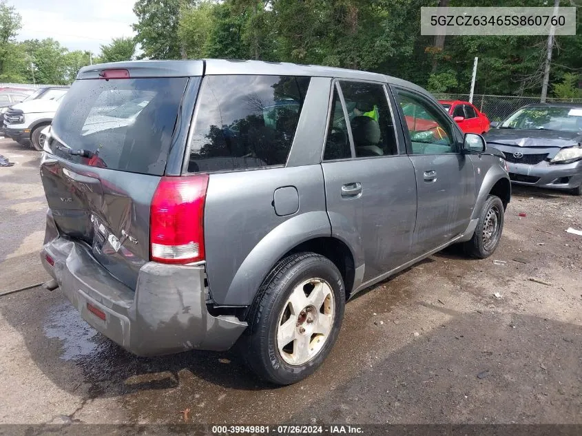 2005 Saturn Vue V6 VIN: 5GZCZ63465S860760 Lot: 39949881