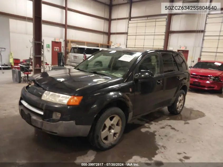 2005 Saturn Vue V6 VIN: 5GZCZ63425S804640 Lot: 39972817