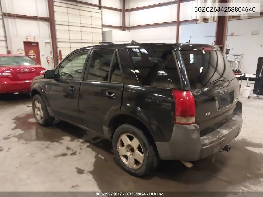 2005 Saturn Vue V6 VIN: 5GZCZ63425S804640 Lot: 39972817