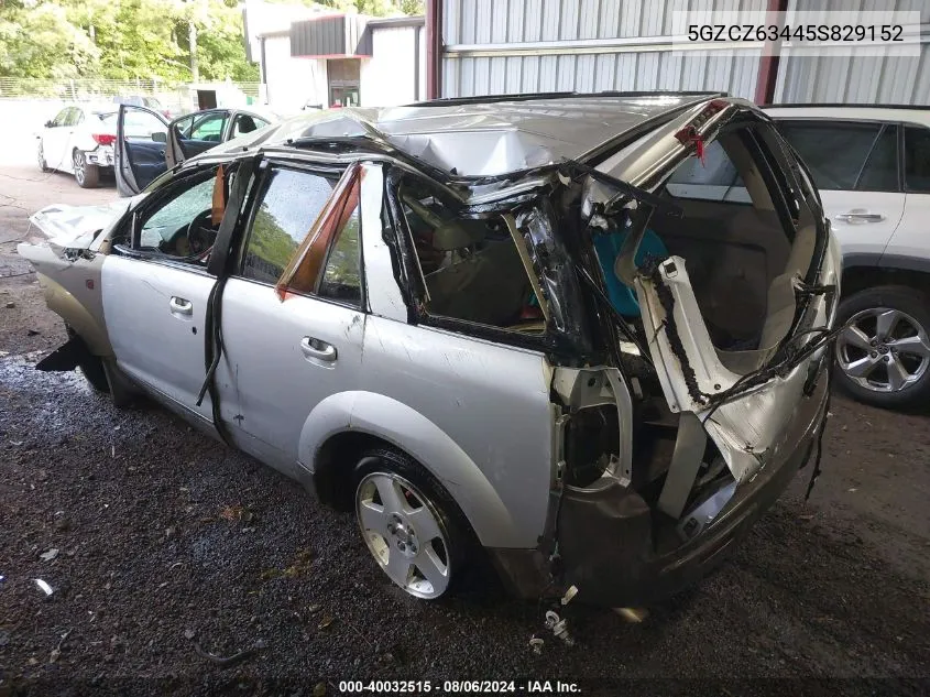 2005 Saturn Vue V6 VIN: 5GZCZ63445S829152 Lot: 40032515