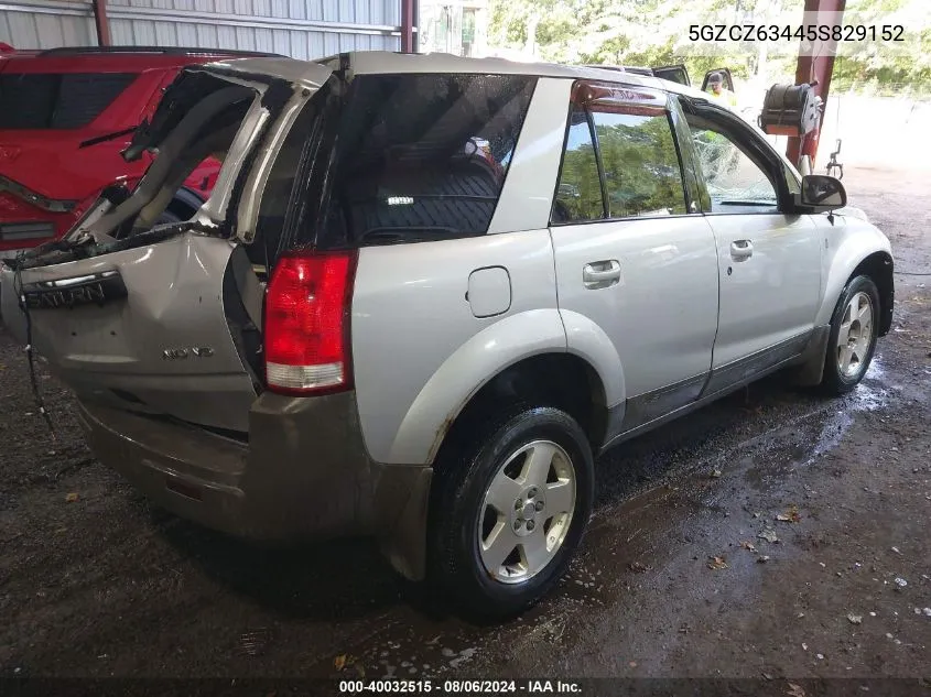 2005 Saturn Vue V6 VIN: 5GZCZ63445S829152 Lot: 40032515