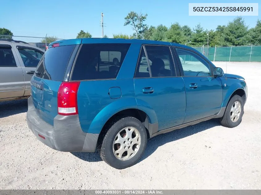 2005 Saturn Vue V6 VIN: 5GZCZ53425S845991 Lot: 40093031