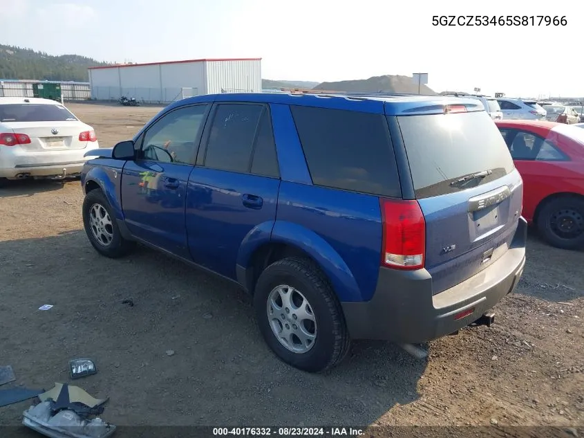 2005 Saturn Vue V6 VIN: 5GZCZ53465S817966 Lot: 40176332