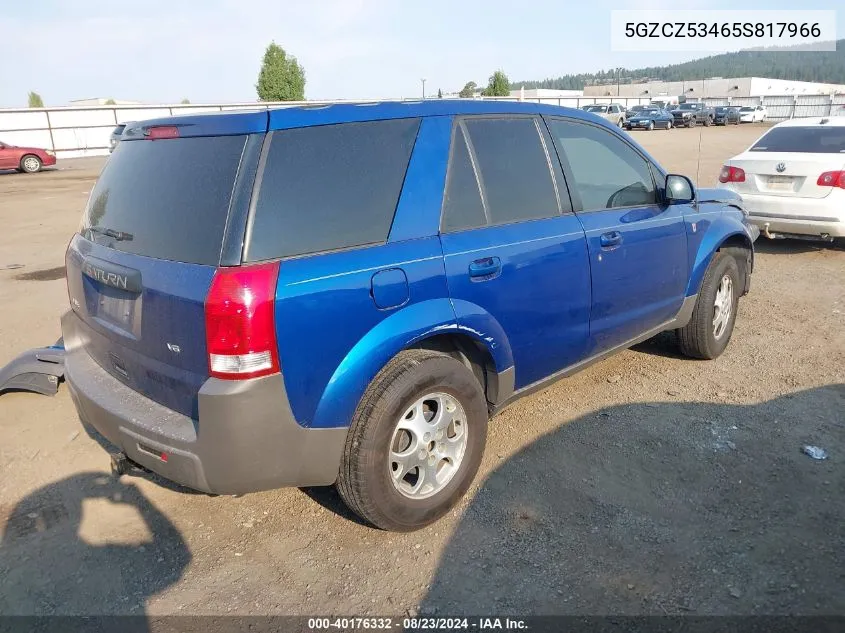 2005 Saturn Vue V6 VIN: 5GZCZ53465S817966 Lot: 40176332