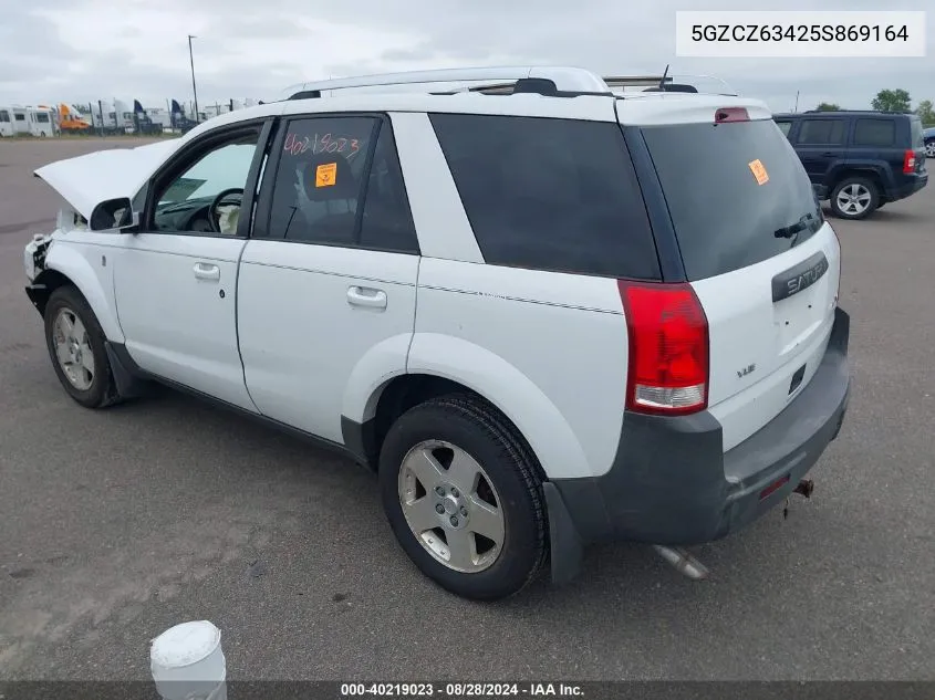 2005 Saturn Vue V6 VIN: 5GZCZ63425S869164 Lot: 40219023