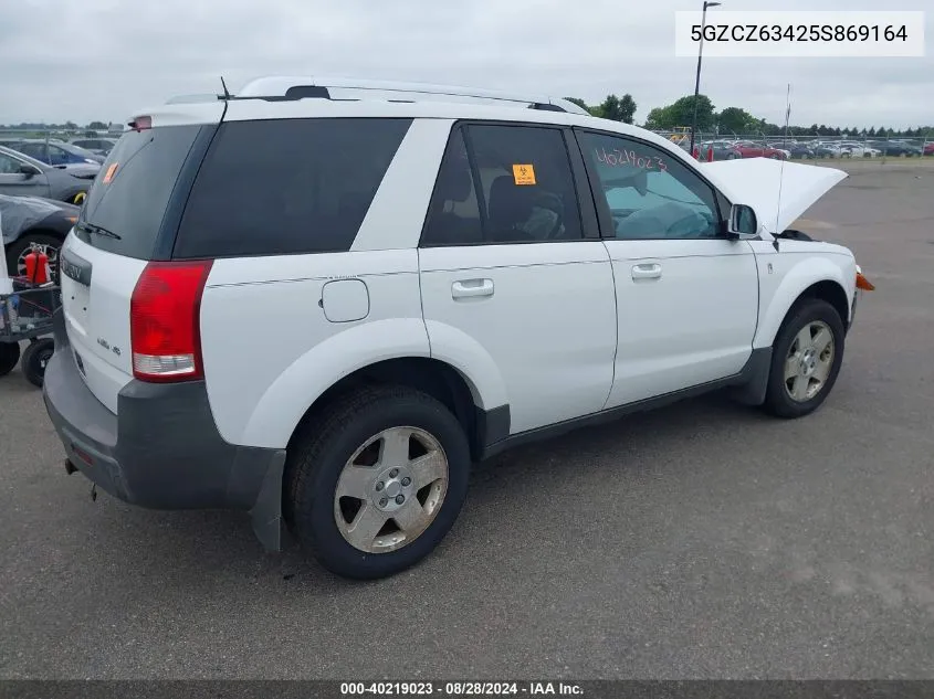 2005 Saturn Vue V6 VIN: 5GZCZ63425S869164 Lot: 40219023