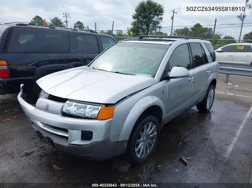 2005 Saturn Vue V6 VIN: 5GZCZ63495S818910 Lot: 40325643