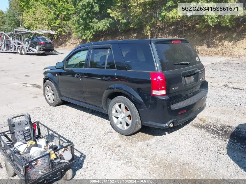 2005 Saturn Vue VIN: 5GZCZ63415S861671 Lot: 40341152