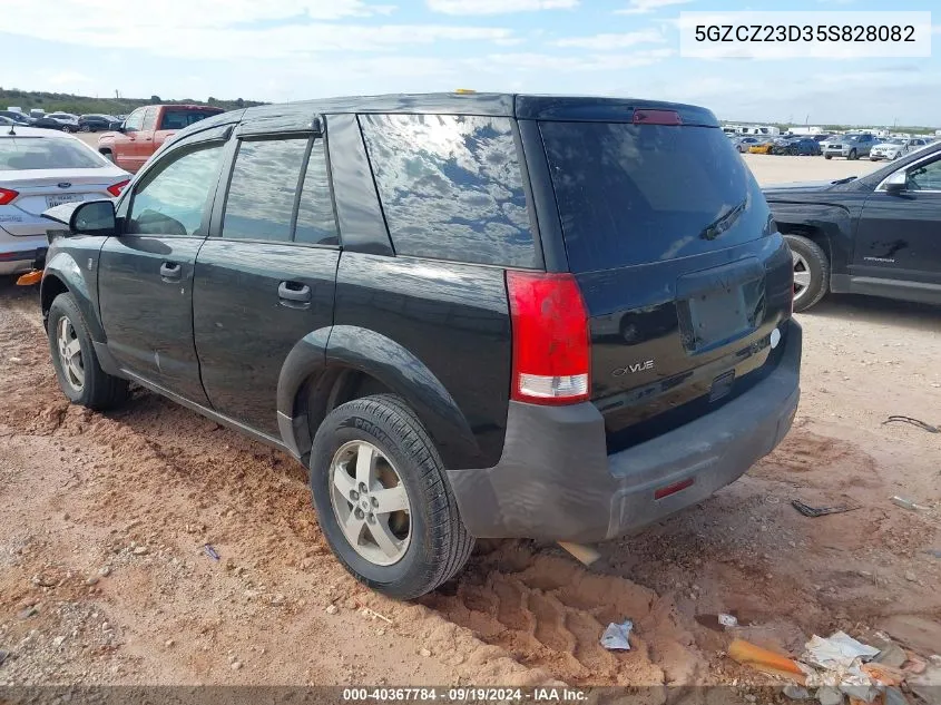 2005 Saturn Vue 4 Cyl VIN: 5GZCZ23D35S828082 Lot: 40367784