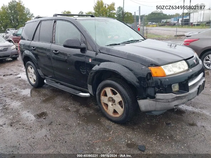 2005 Saturn Vue V6 VIN: 5GZCZ63495S802187 Lot: 40390221