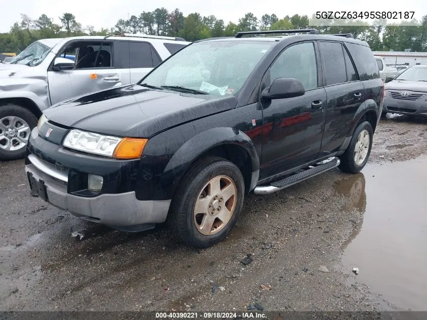 2005 Saturn Vue V6 VIN: 5GZCZ63495S802187 Lot: 40390221