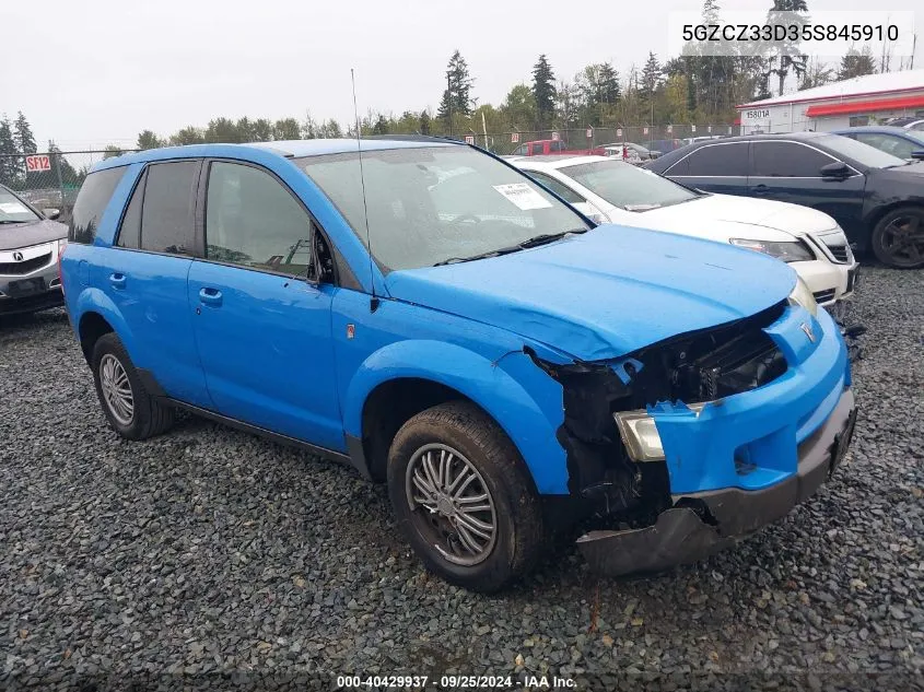 2005 Saturn Vue 4 Cyl VIN: 5GZCZ33D35S845910 Lot: 40429937