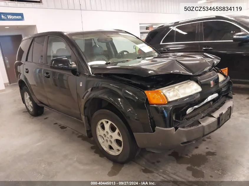 2005 Saturn Vue V6 VIN: 5GZCZ53465S834119 Lot: 40445013