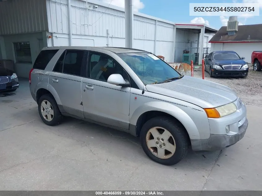 2005 Saturn Vue V6 VIN: 5GZCZ53445S802754 Lot: 40466059