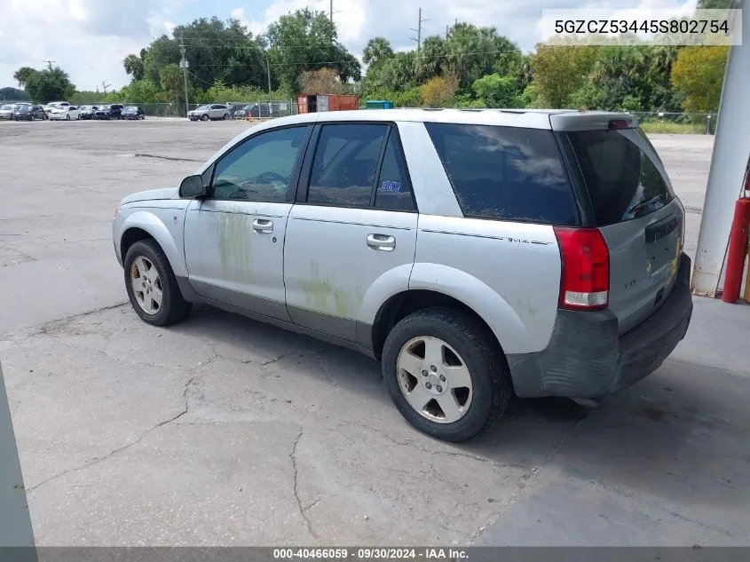 2005 Saturn Vue V6 VIN: 5GZCZ53445S802754 Lot: 40466059