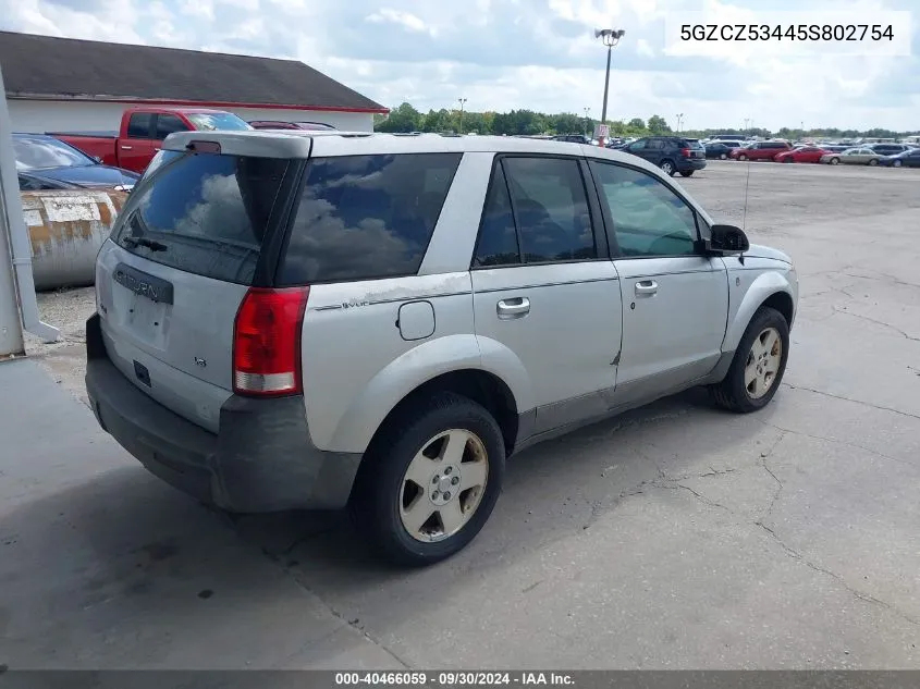 2005 Saturn Vue V6 VIN: 5GZCZ53445S802754 Lot: 40466059