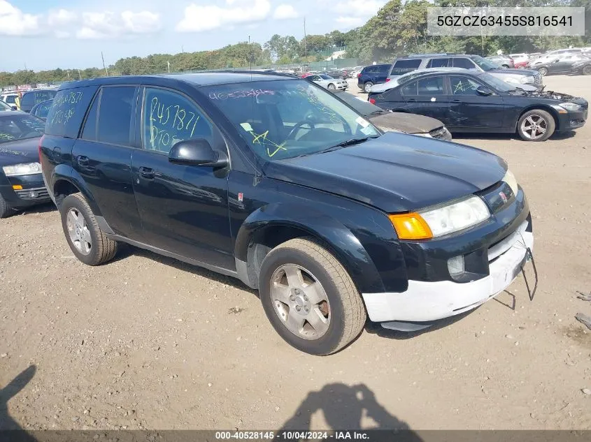 2005 Saturn Vue V6 VIN: 5GZCZ63455S816541 Lot: 40528145