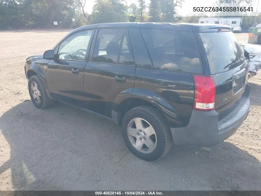 2005 Saturn Vue V6 VIN: 5GZCZ63455S816541 Lot: 40528145