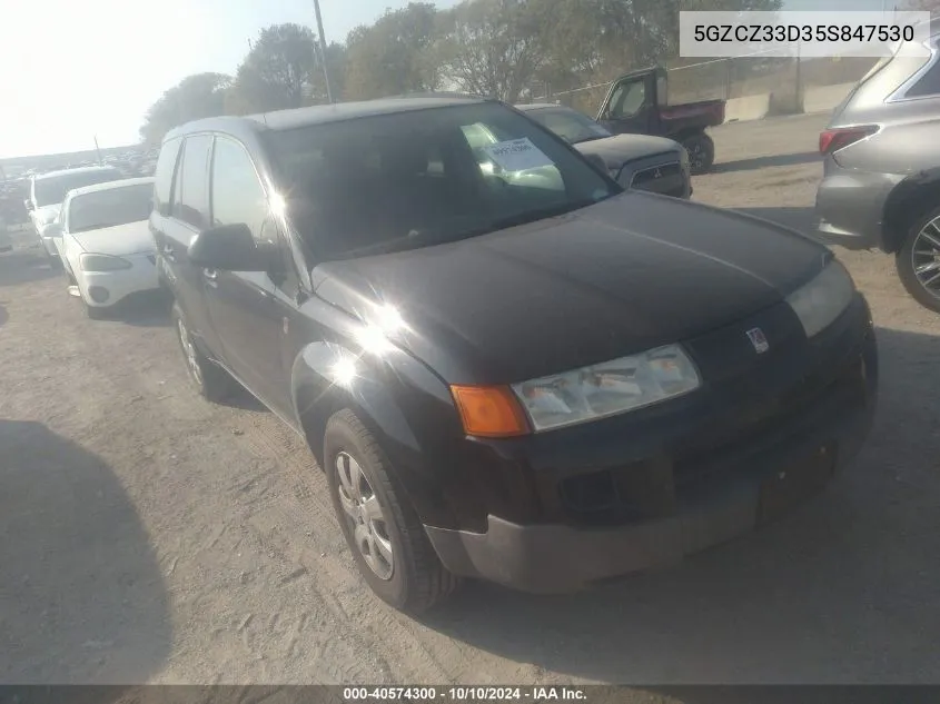 2005 Saturn Vue 4 Cyl VIN: 5GZCZ33D35S847530 Lot: 40574300