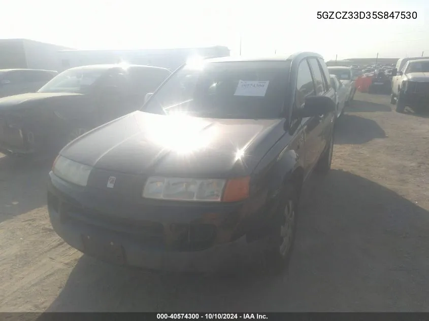 2005 Saturn Vue 4 Cyl VIN: 5GZCZ33D35S847530 Lot: 40574300