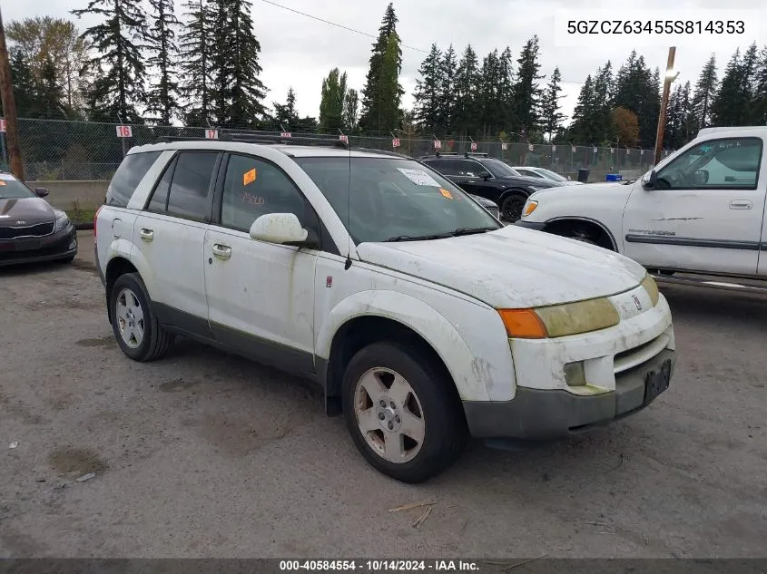 2005 Saturn Vue V6 VIN: 5GZCZ63455S814353 Lot: 40584554