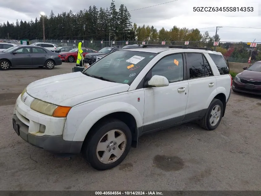 2005 Saturn Vue V6 VIN: 5GZCZ63455S814353 Lot: 40584554