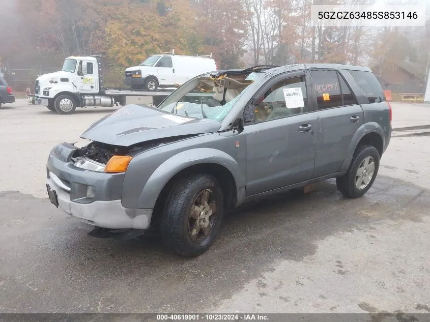 2005 Saturn Vue V6 VIN: 5GZCZ63485S853146 Lot: 40619901