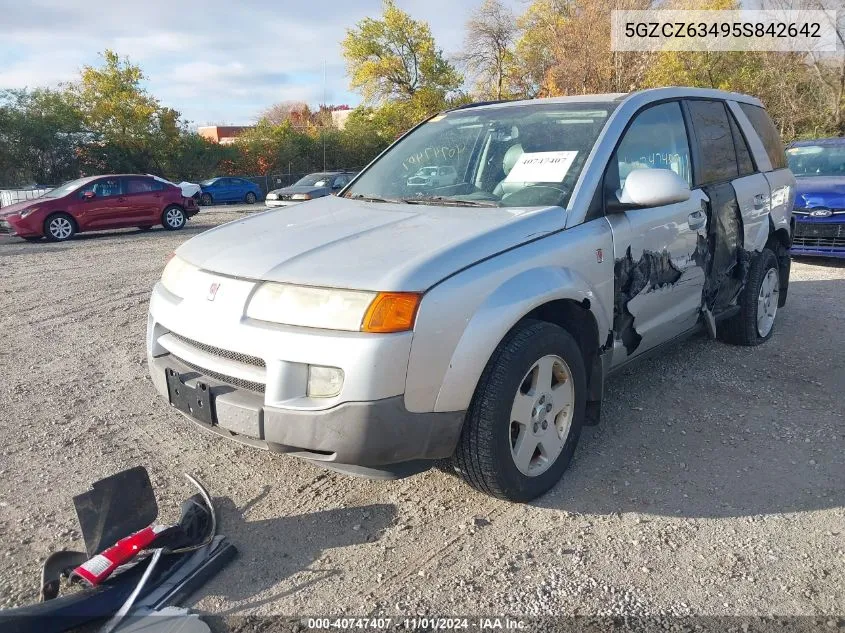 2005 Saturn Vue V6 VIN: 5GZCZ63495S842642 Lot: 40747407