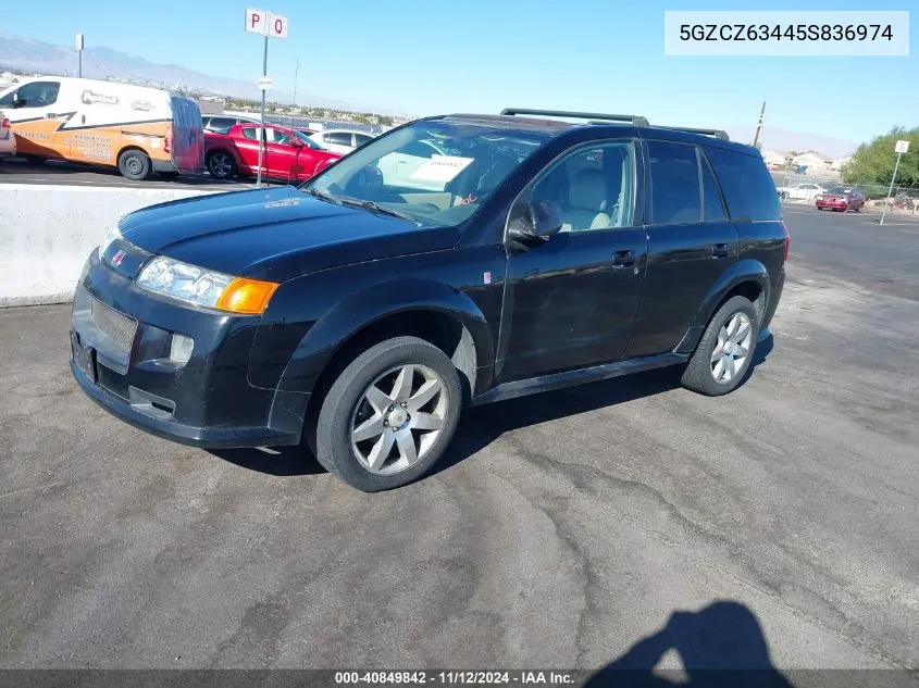 2005 Saturn Vue V6 VIN: 5GZCZ63445S836974 Lot: 40849842