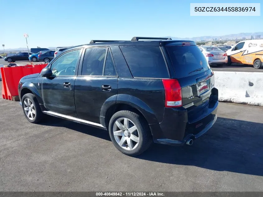 2005 Saturn Vue V6 VIN: 5GZCZ63445S836974 Lot: 40849842