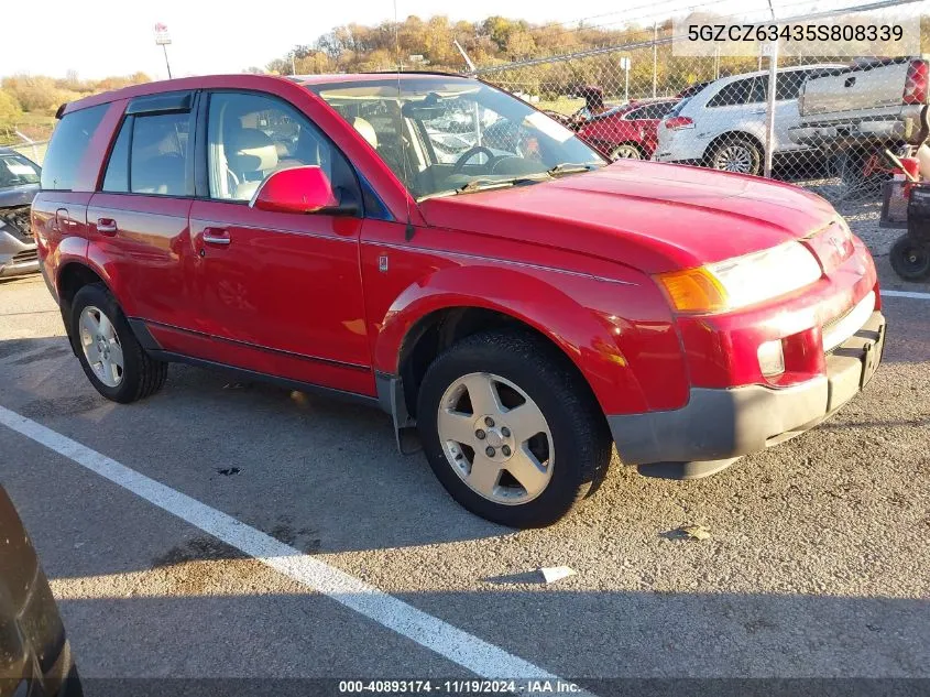 2005 Saturn Vue V6 VIN: 5GZCZ63435S808339 Lot: 40893174