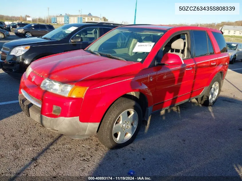 2005 Saturn Vue V6 VIN: 5GZCZ63435S808339 Lot: 40893174