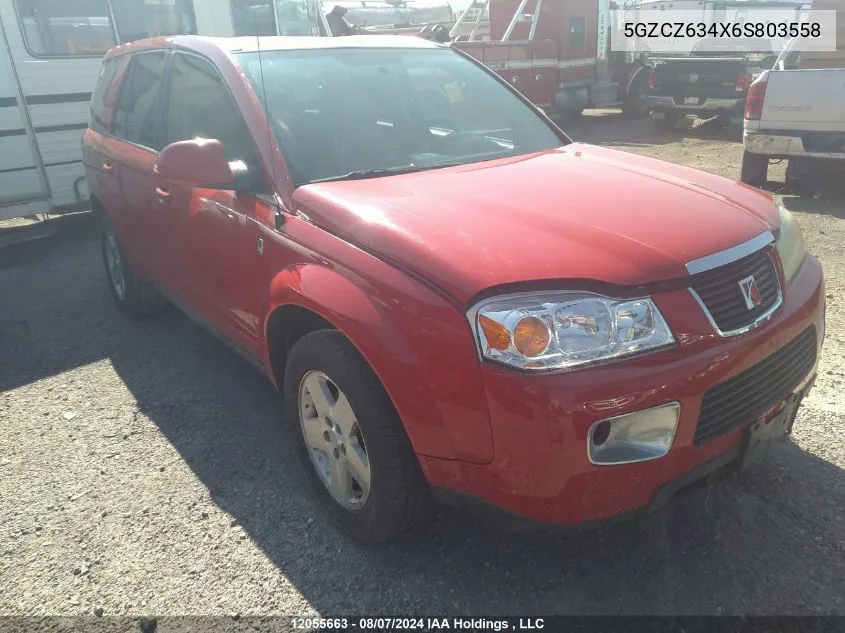 2006 Saturn Vue VIN: 5GZCZ634X6S803558 Lot: 12055663