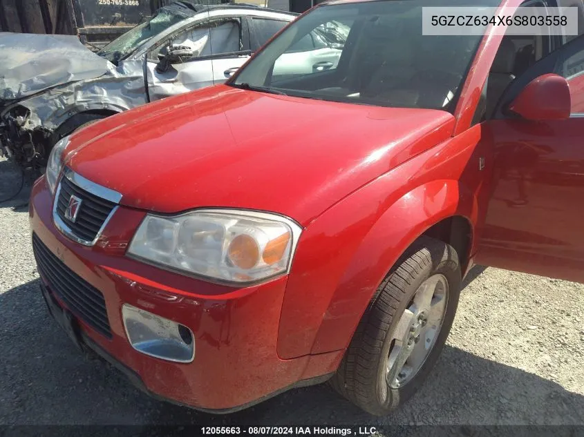 2006 Saturn Vue VIN: 5GZCZ634X6S803558 Lot: 12055663