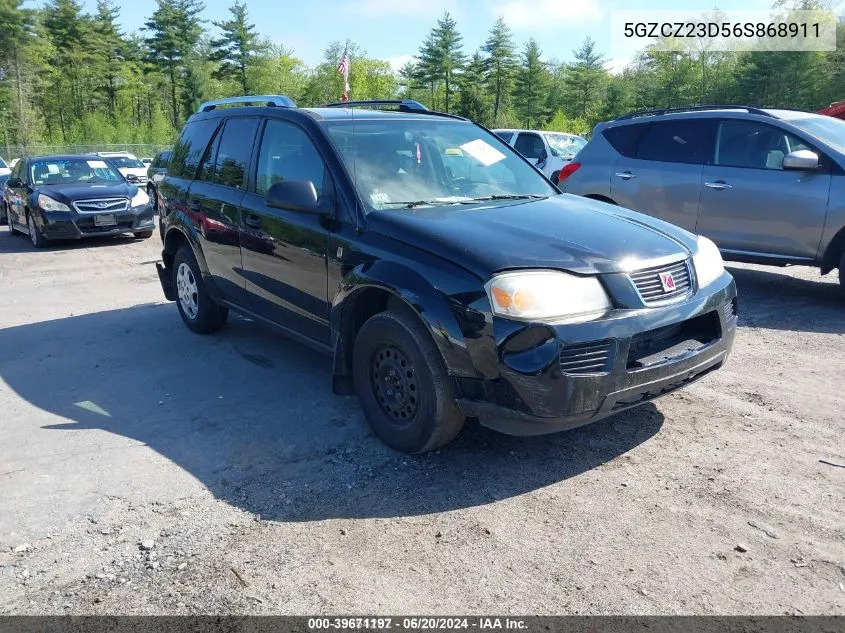 2006 Saturn Vue 4 Cyl VIN: 5GZCZ23D56S868911 Lot: 39671197