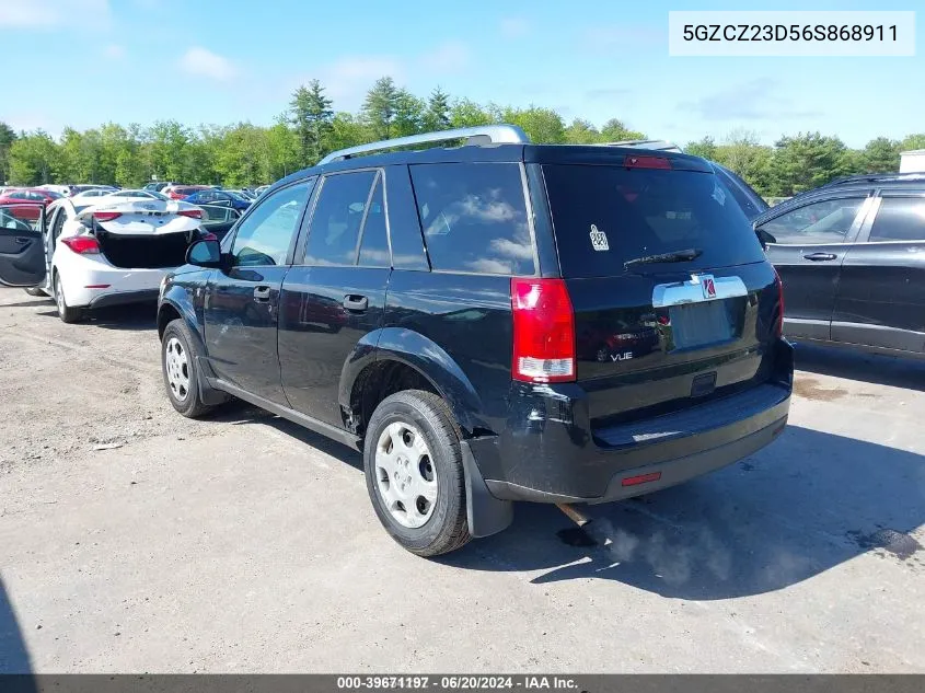 2006 Saturn Vue 4 Cyl VIN: 5GZCZ23D56S868911 Lot: 39671197