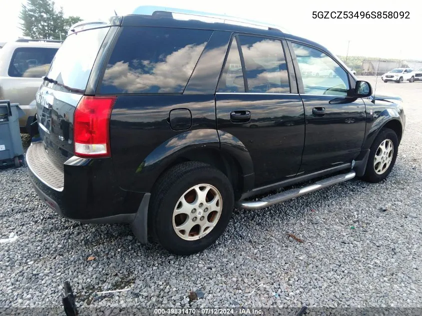 2006 Saturn Vue V6 VIN: 5GZCZ53496S858092 Lot: 39831470