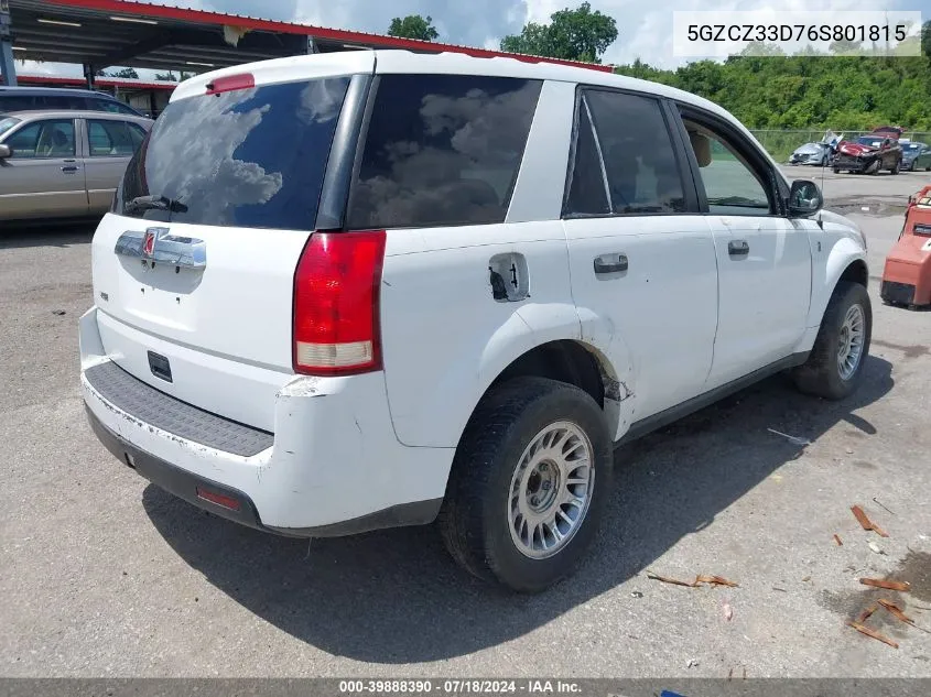 5GZCZ33D76S801815 2006 Saturn Vue 4 Cyl