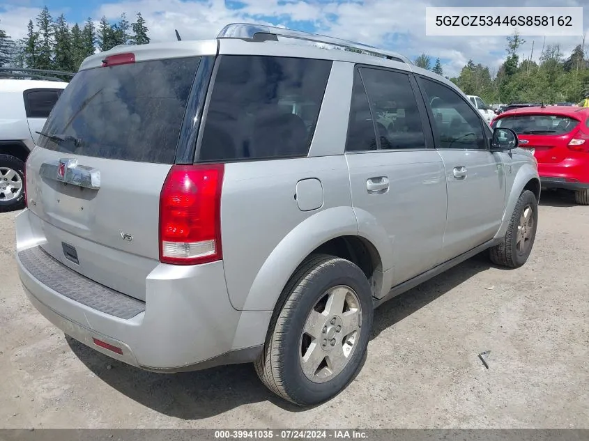 2006 Saturn Vue V6 VIN: 5GZCZ53446S858162 Lot: 39941035